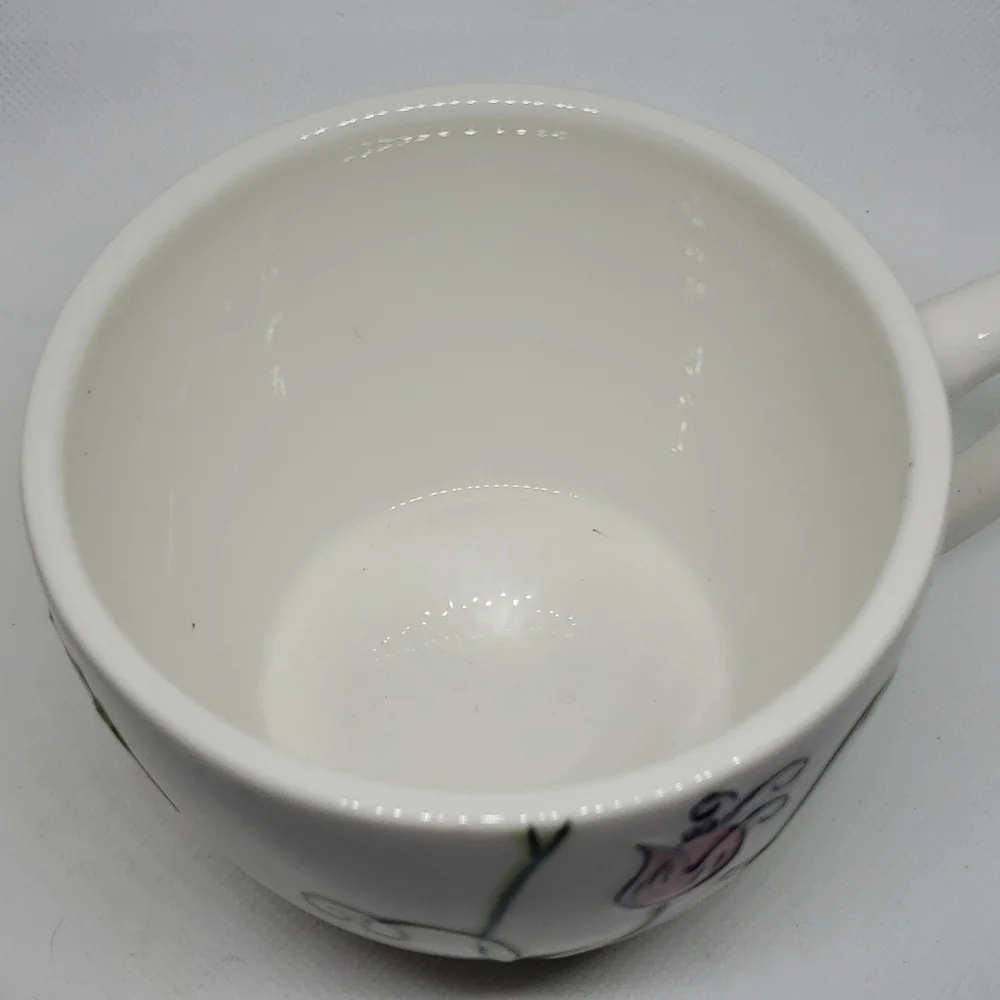 Starbucks pink rose coffee mug